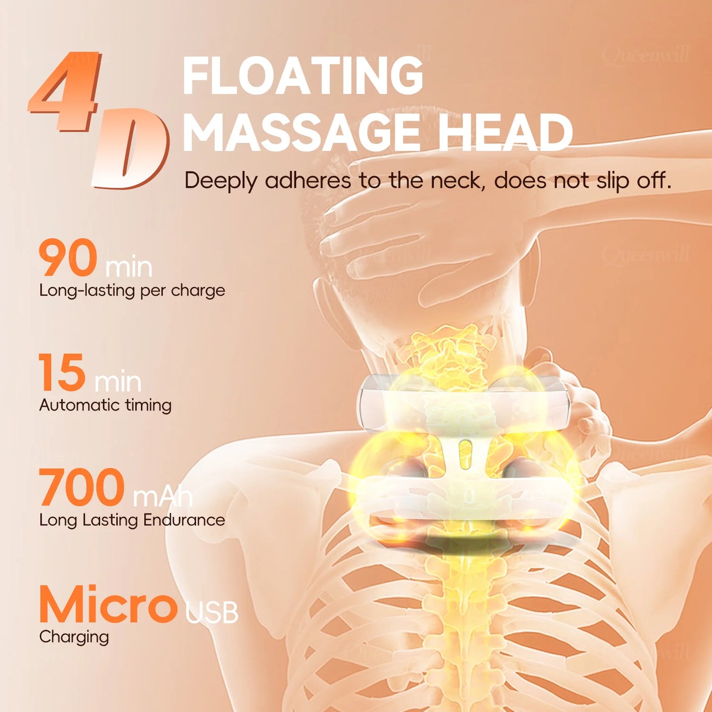 ZenVibe™ RelaxPro 4D Neck Massager