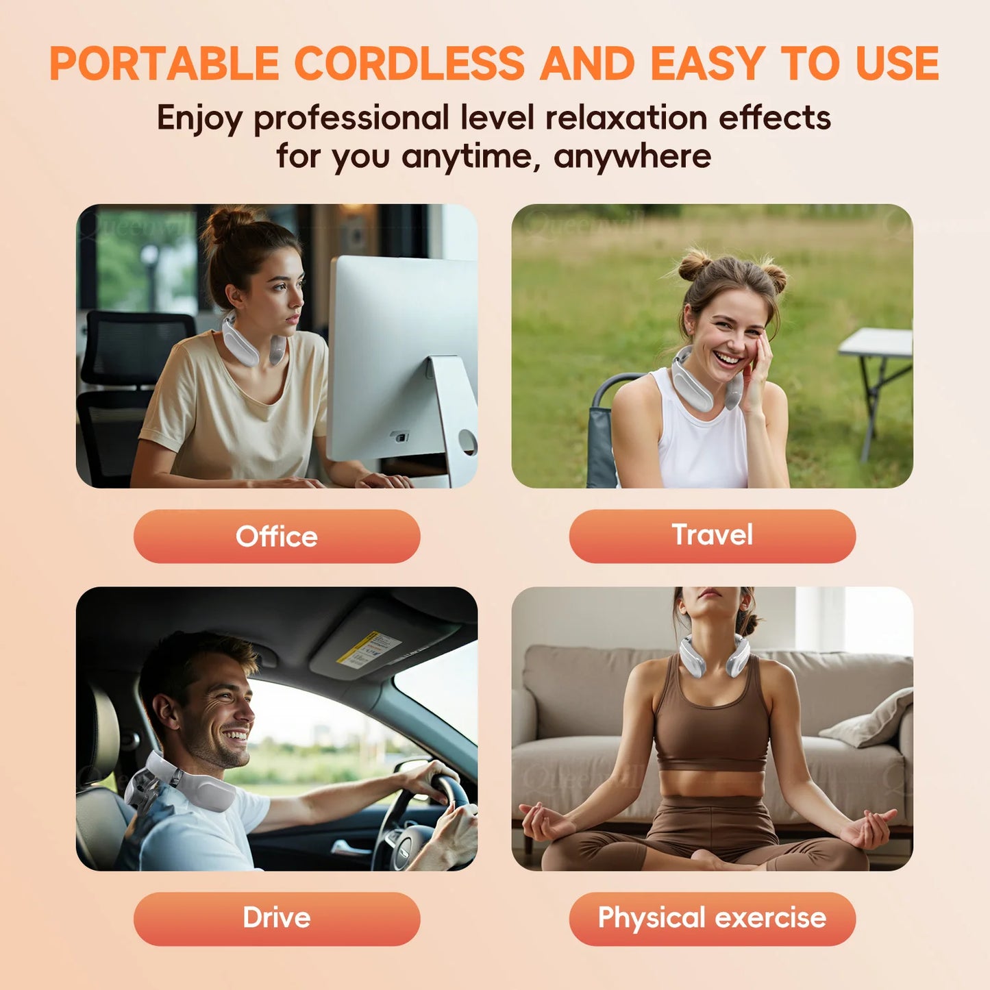 ZenVibe™ RelaxPro 4D Neck Massager